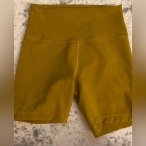 lululemon wunder train high-rise gold spice sz 6